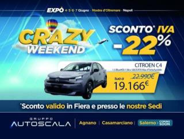 Citroen C4 1.5 Bluehdi 130cv S&s Eat8 Max #tettoapribile 