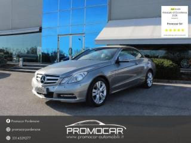 Mercedes Benz E 250 Cdi Cabrio Blueefficiency Sport *manuale* 