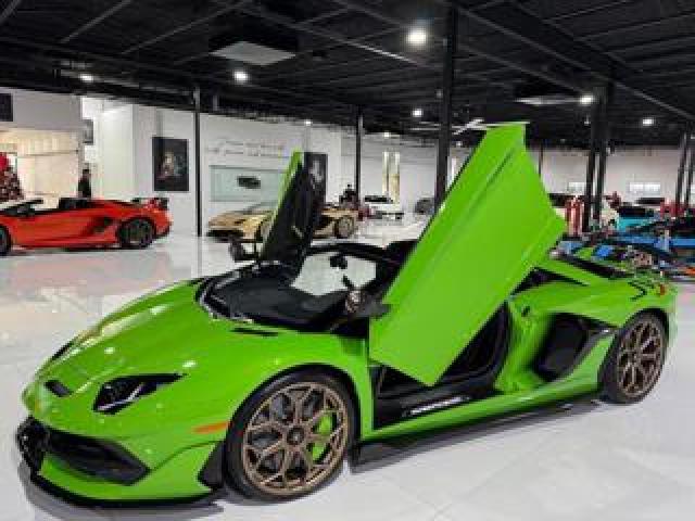Lamborghini Aventador Svj 6.5 V12 Roadster 6.5 W12 770hp verde Mantis 