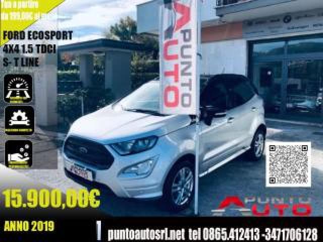 Ford Ecosport 1.5 Tcvi 125 Cv 4x4 Awd St-Line Black Ed Telecamer 