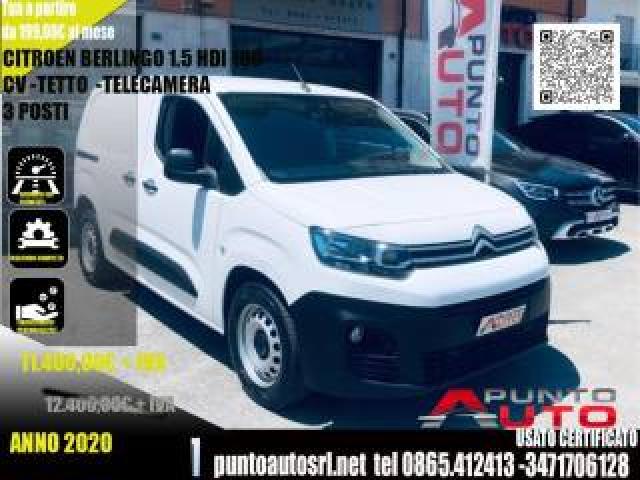 Citroen Berlingo Bluehdi 100 S&s Van 3 Posti Club 